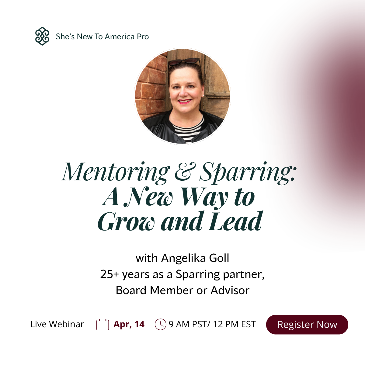 Speaker panel — Mentoring & Sparring with Angelika Goll